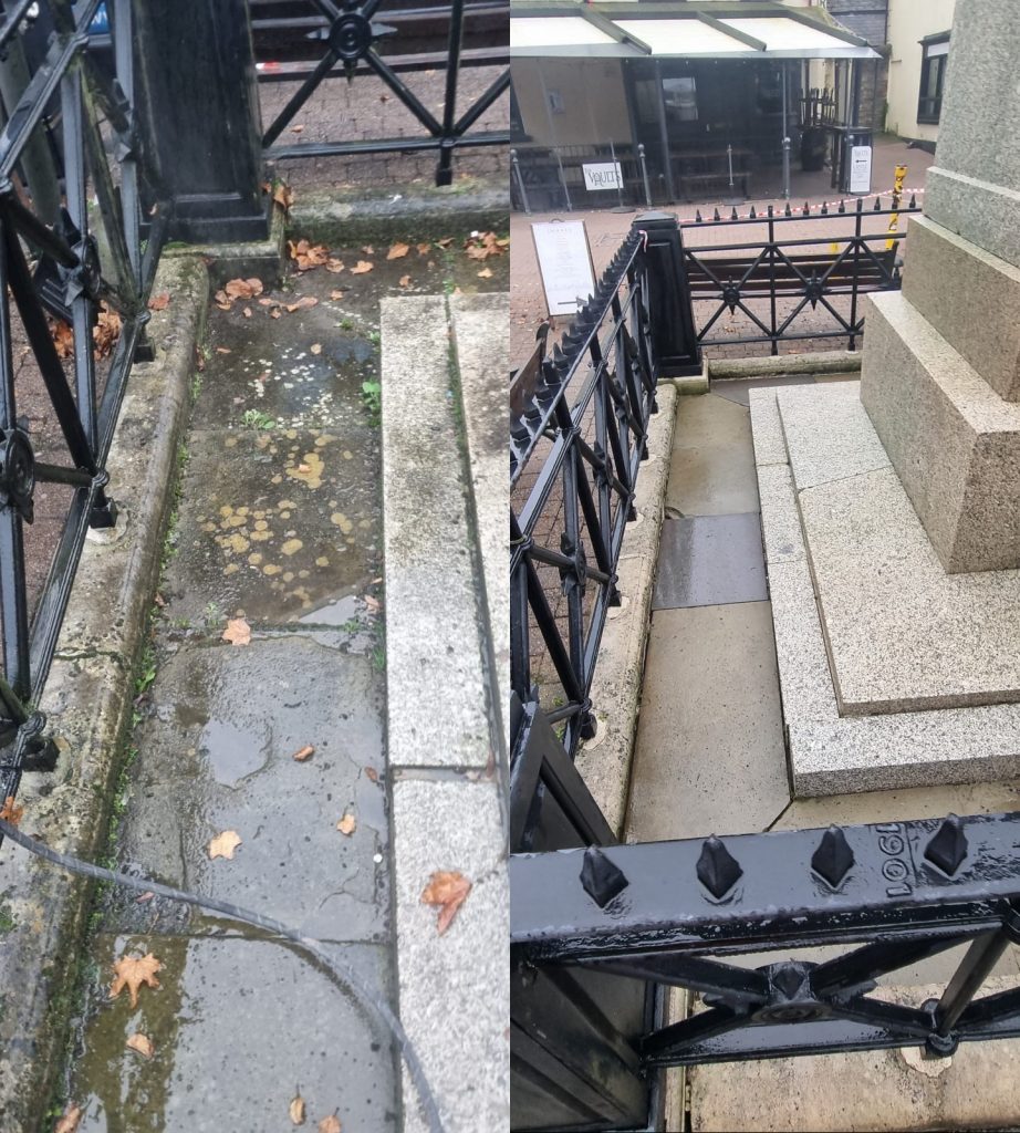 stone cleaning before and after stone cleaning before and after